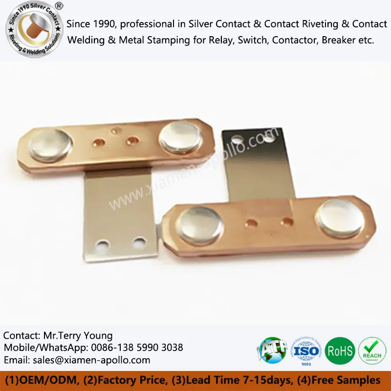 Tasane bimetalliline neet alalisvooluahela fotogalvaanilise relee jaoks