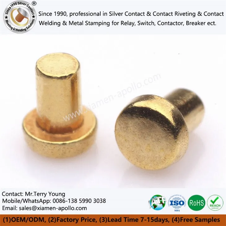 Ralay kuldse plaadistamise kontaktid