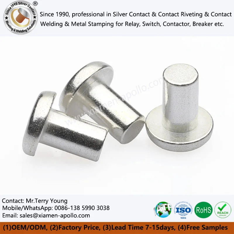 Silver Conductive Electrical Contacts Silver Conductive Electrical Contacts