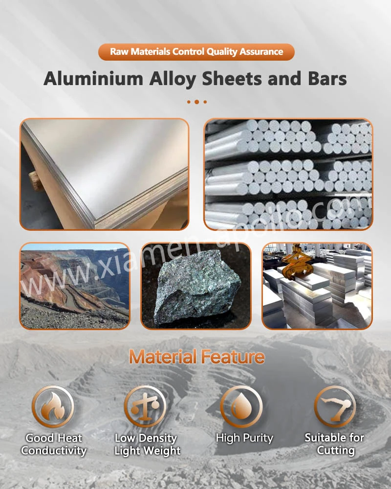 Aluminium Alloy Sheets and Bars for CNC Machining Service For Aluminum Metal Parts Aluminium Alloy Sheets and Bars for CNC Machining Service For Aluminum Metal Parts
