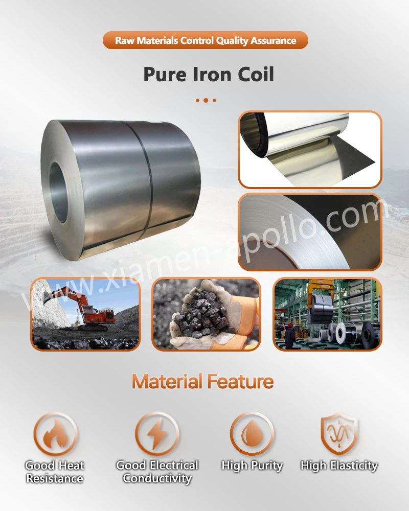 Pure Iron Coil for Precision Stamped EV Relay Armature Pure Iron Coil for Precision Stamped EV Relay Armature