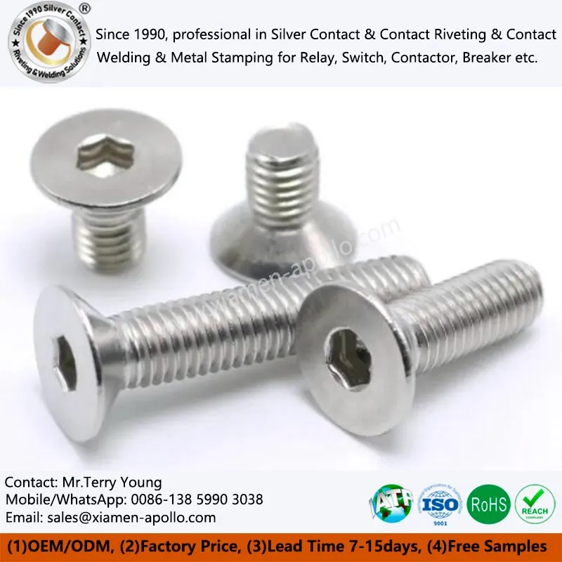 Flat-head Hexagon Socket Stainless Steel Screws