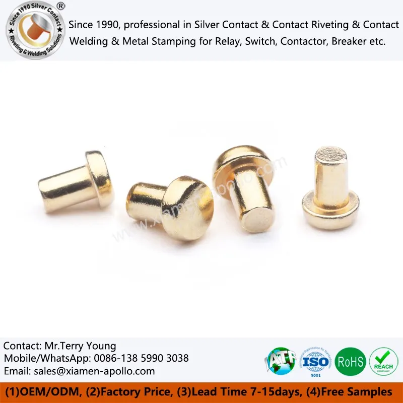 Gold-Plated Electrical Contacts Gold-Plated Electrical Contacts