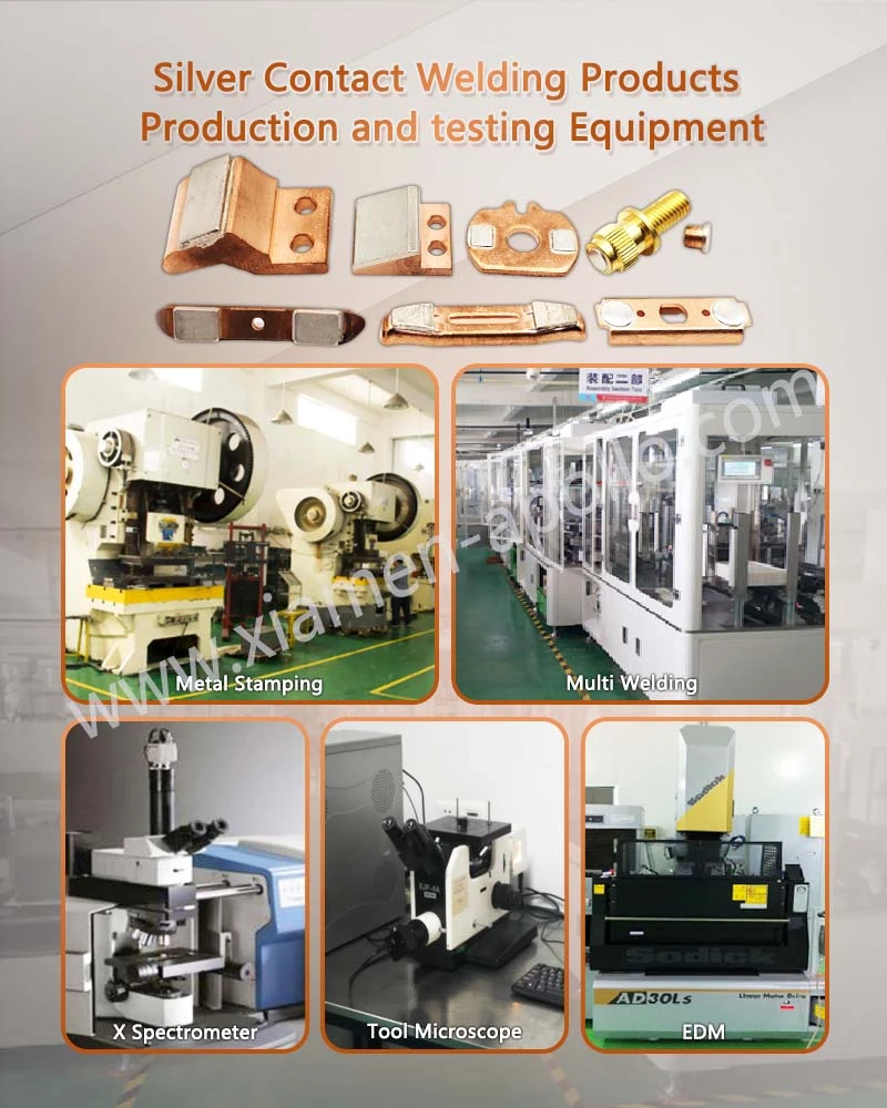 Silver Contact Brazed Assemblies Production and testing Equipment Silver Contact Brazed Assemblies Production and testing Equipment