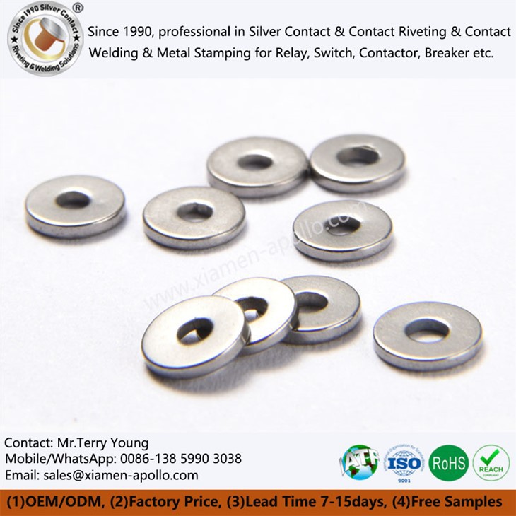 Volframmetalli väikesed poleeritud kettad 99,95% puhtus