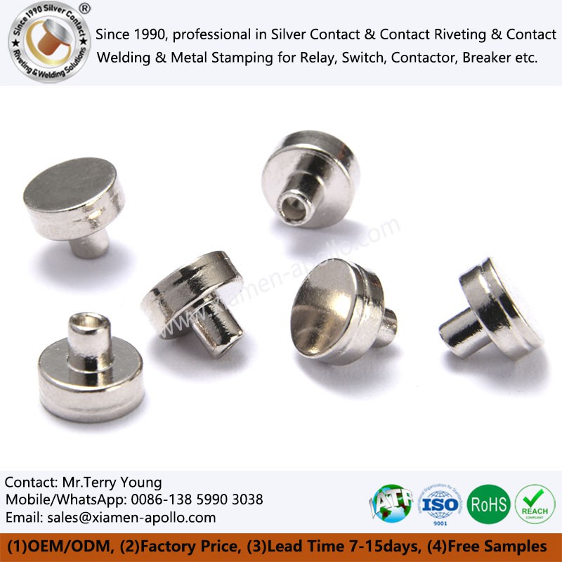 Industrial Tungsten Brazed Contacts Rivets Industrial Tungsten Brazed Contacts Rivets