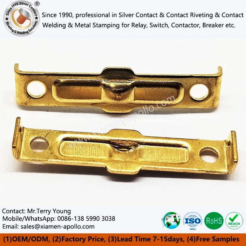 Switch Brass Stamping Contact high quality